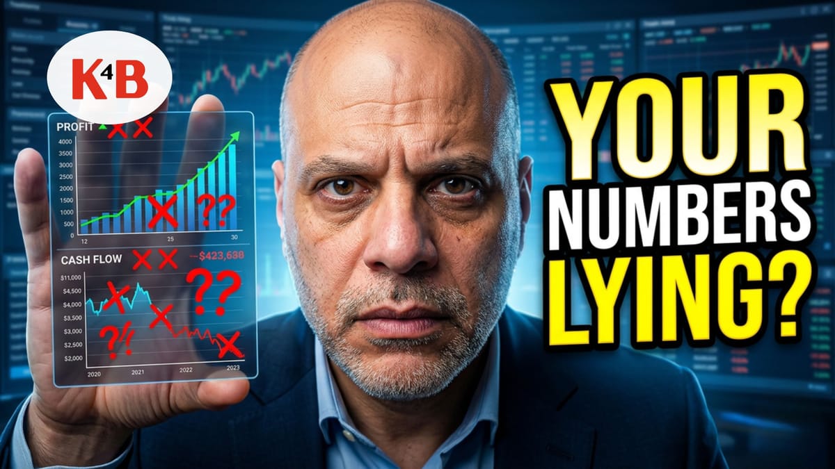 Your Numbers Are Lying to You | Here's What to Do | K4B with Walid Doumyati